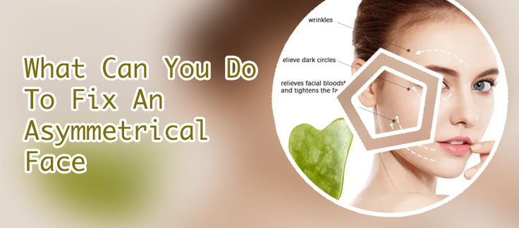 Asymmetrical face gua sha