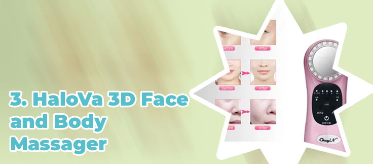 Battery face massager