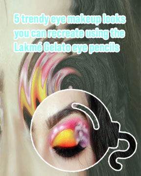 Cloud eye makeup