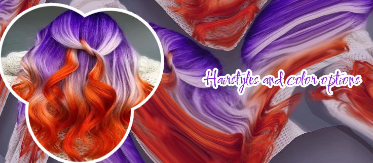 Color and hairstyle for