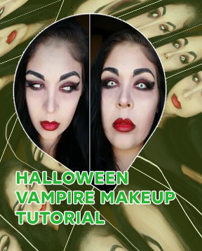Easy vampire makeup