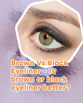 Gray eyeliner for brown eyes