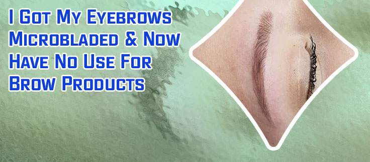 Healed microbladed eyebrows