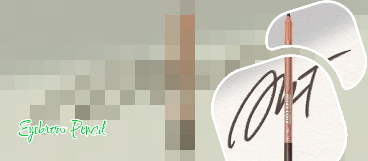 Hypoallergenic eyebrow pencil