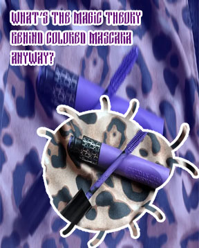 Purple mascara dior