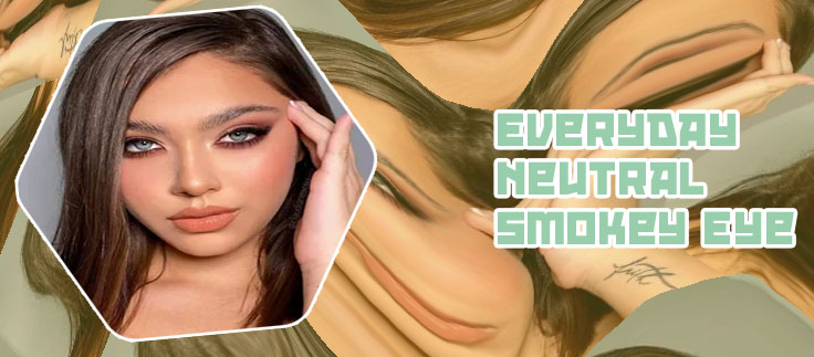 Soft smokey eye