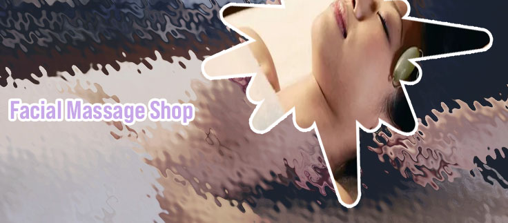 Stone face massage roller