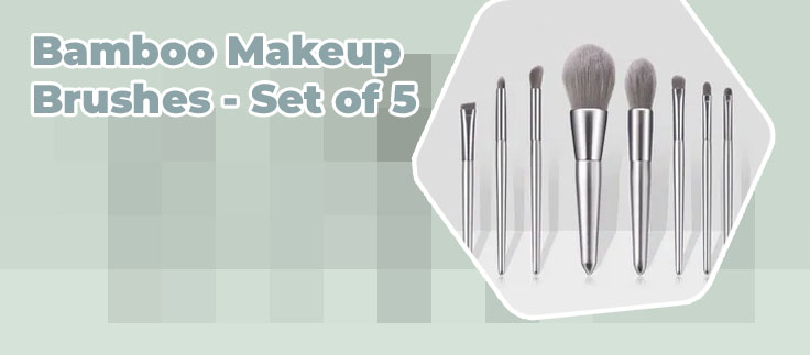 Sustainable makeup brushes