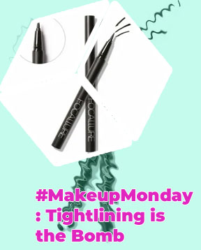 Tightline with liquid eyeliner