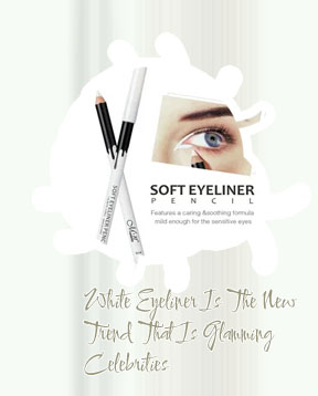 White crayon eyeliner
